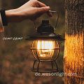 2023 heißeste warme weiße Wolframtyp-C wiederaufladbare Vintage-Camping-Lantern-Hurrikanzeltlicht im Freien im Freien